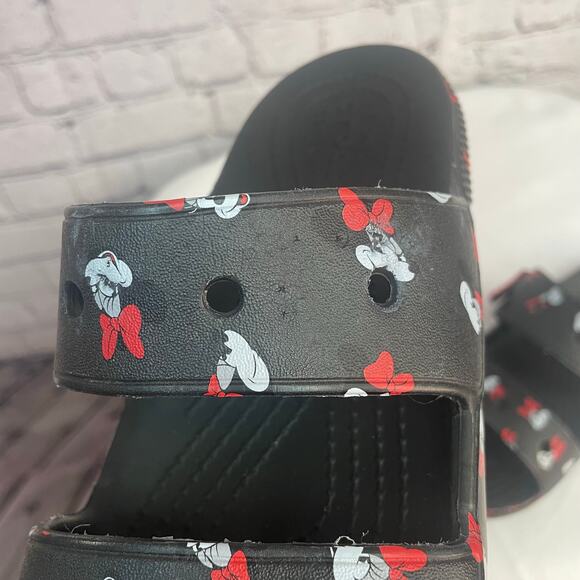 Disney x Crocs Minnie Mouse size M 5/W 7 good used condition Park Exclusive! - Picture 8 of 8